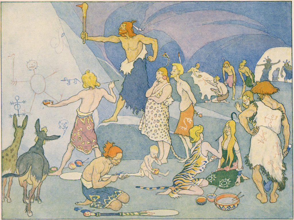 Detail of The Dawn of Art by E. Boyd Smith