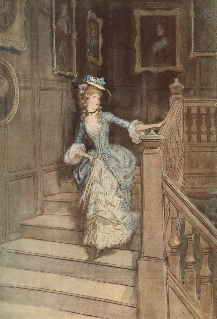 Detail of So I Slipped Out and Ran Hither by Hugh Thomson