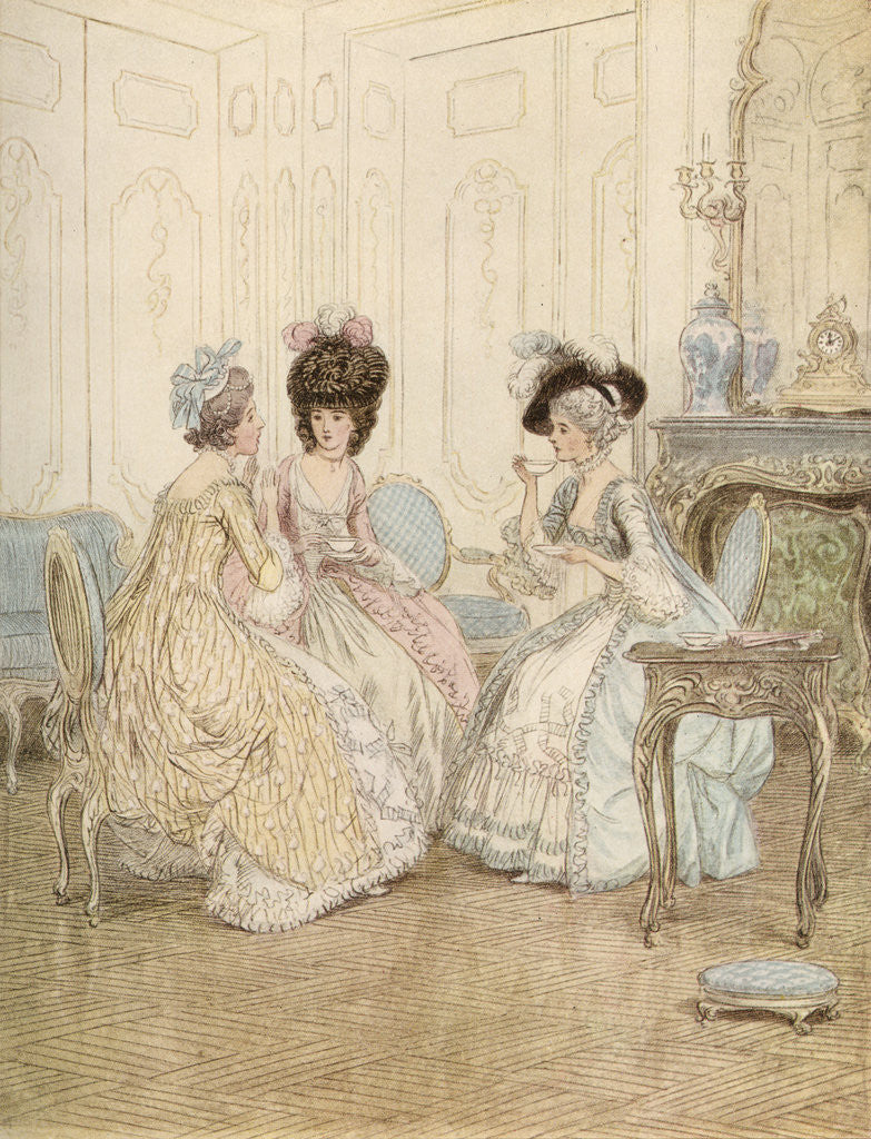 Detail of Strong Tea and Scandal by Hugh Thomson