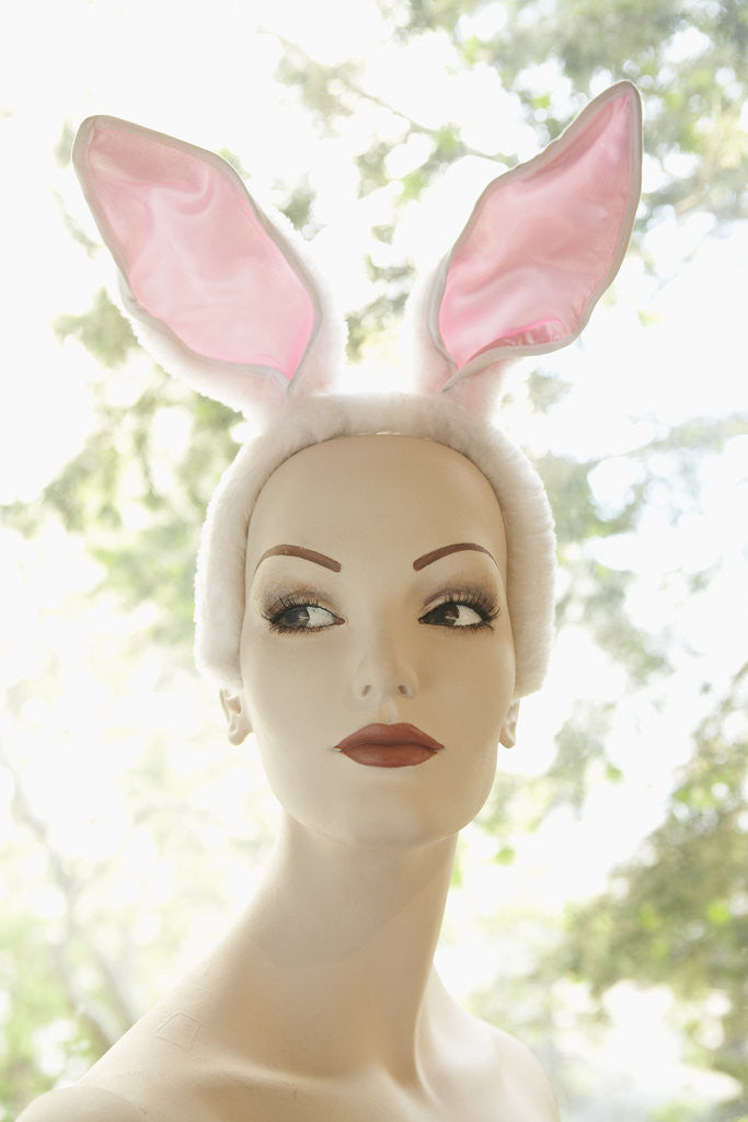Detail of Mannequin Wearing Bunny Ears by Anonymous