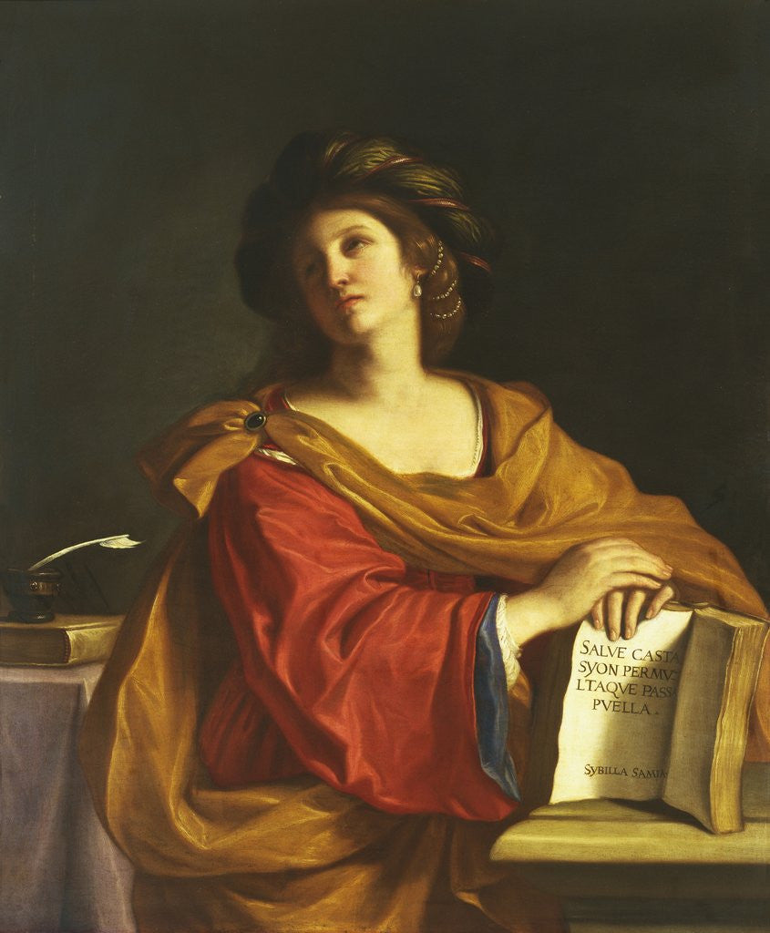 Detail of The Samian Sibyl by Guercino