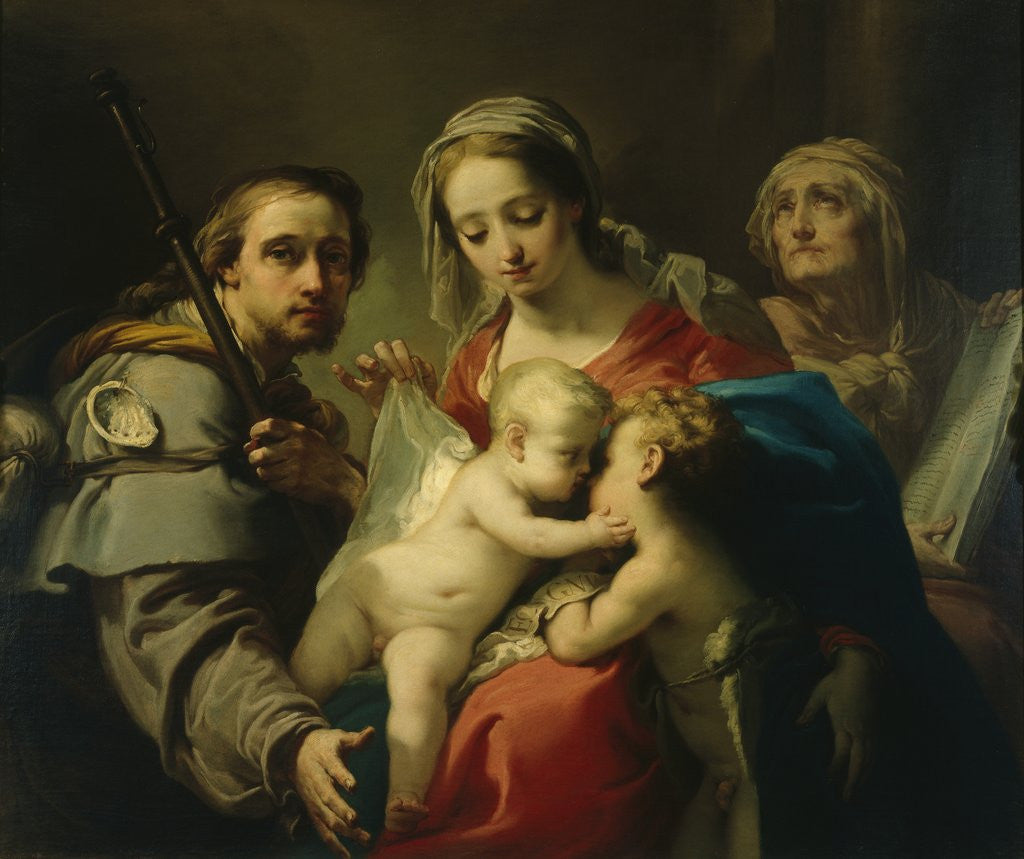 Detail of Madonna and Child by Gaetano Gandolfi