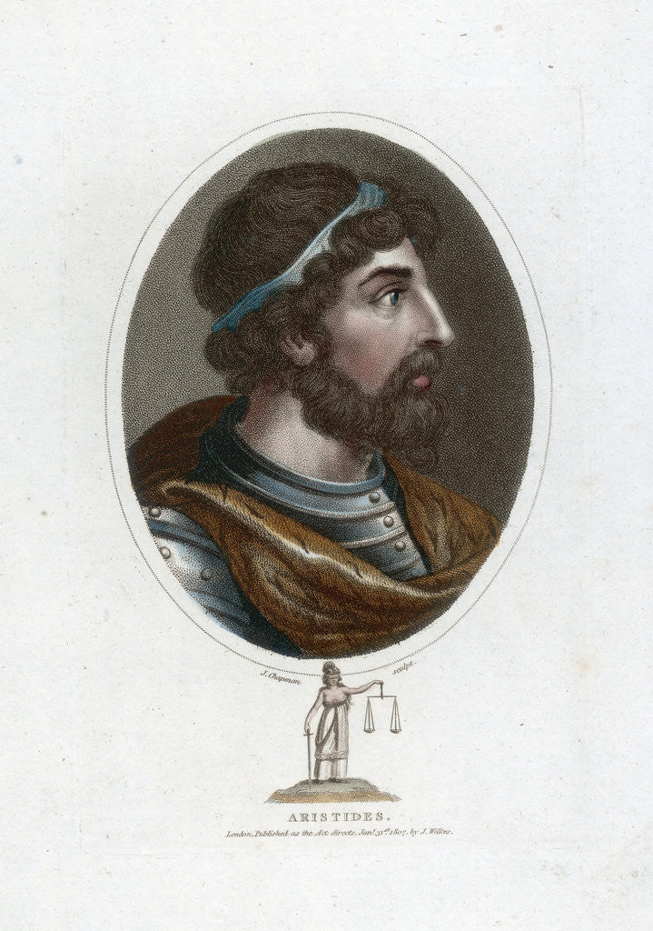 Detail of Aristides by J. Chapman