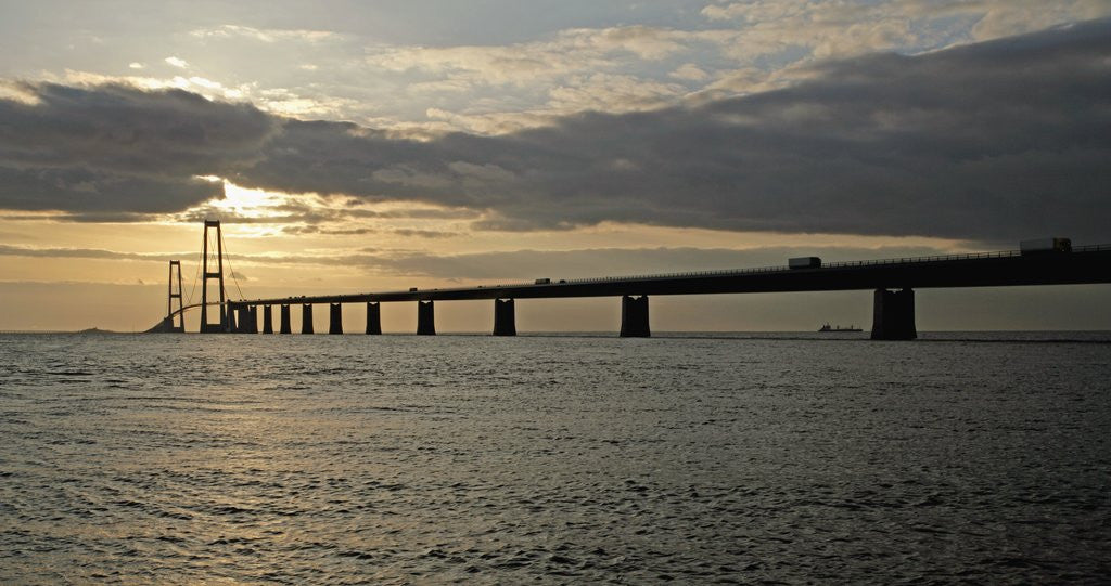 Detail of The Great Belt Fixed Link Bridge by Anonymous