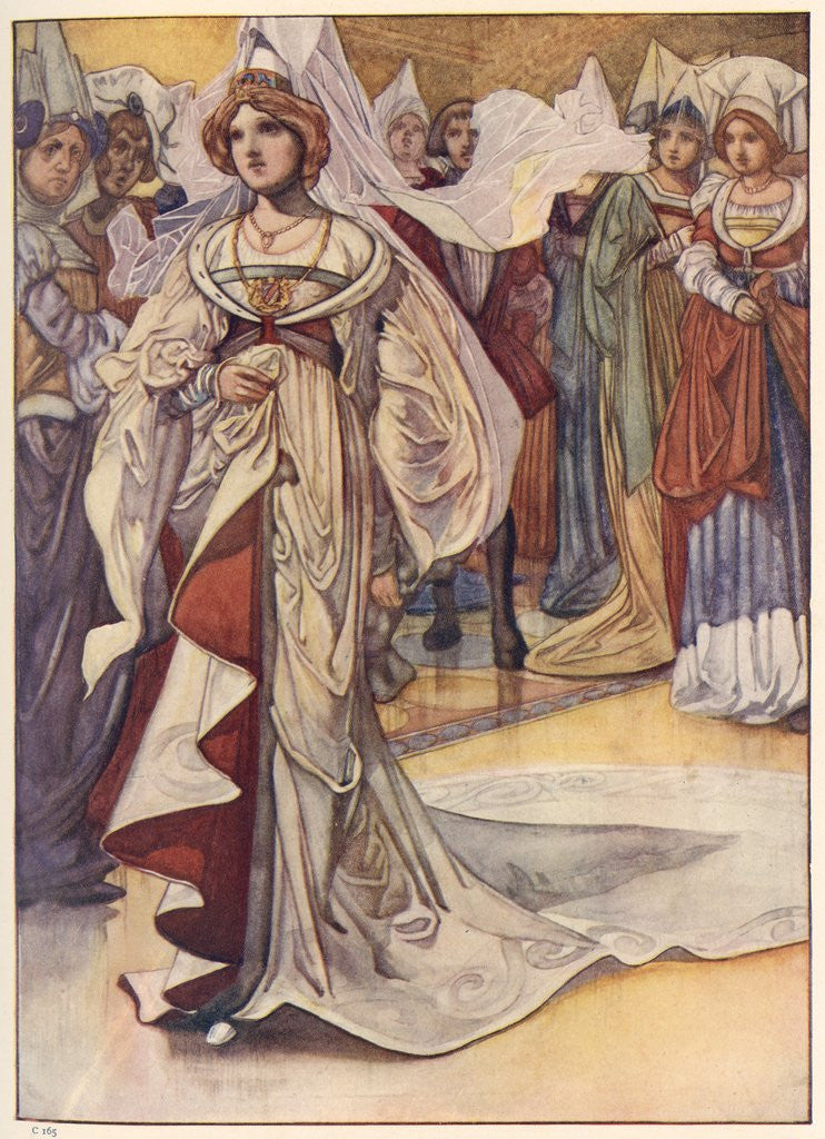 Detail of Cinderella Appears at the Ball by Charles Robinson