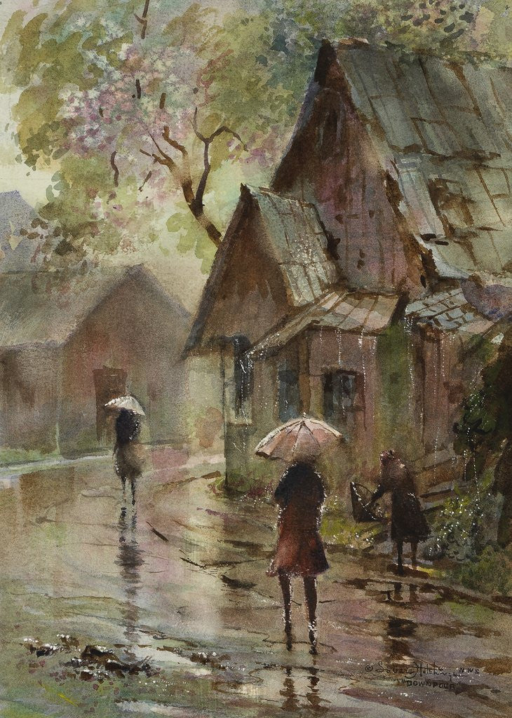 Detail of Down Pour by LaVere Hutchings