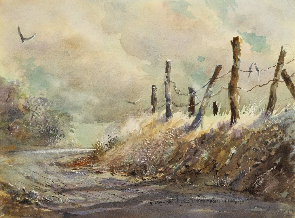 Detail of Posts in Sunshine by LaVere Hutchings