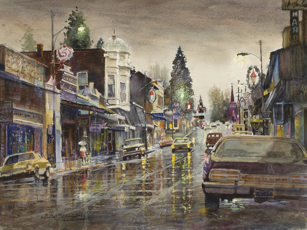 Detail of Street Lights by LaVere Hutchings