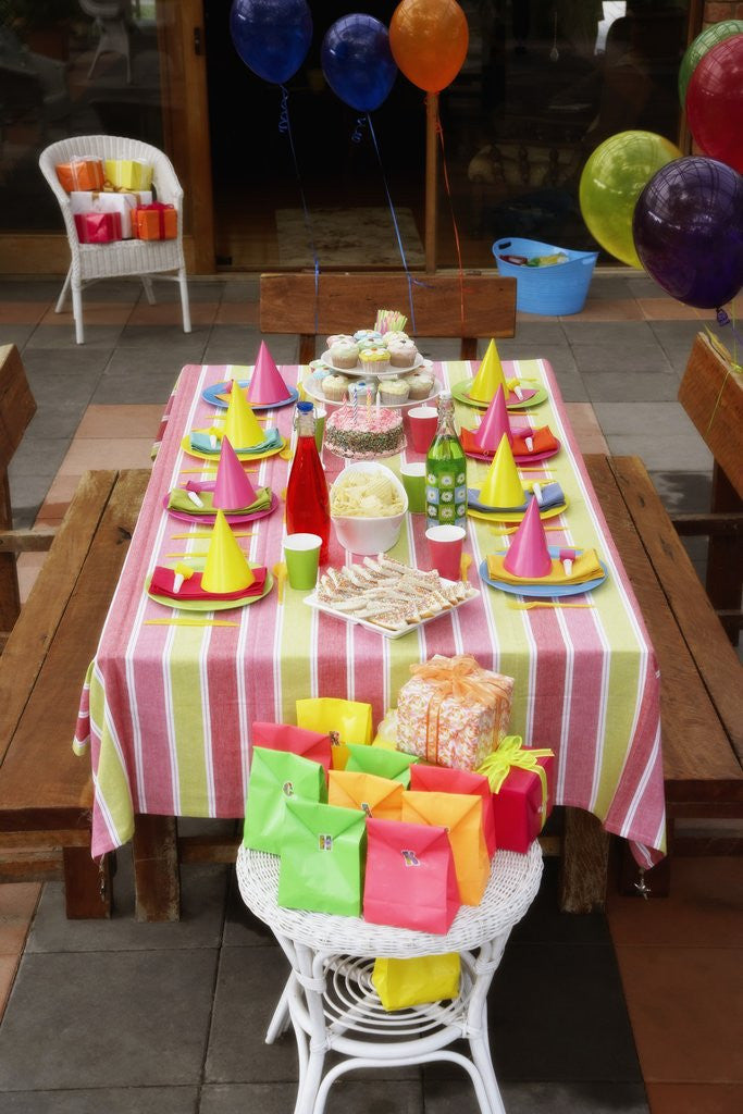 Detail of Children's Birthday Party by Corbis