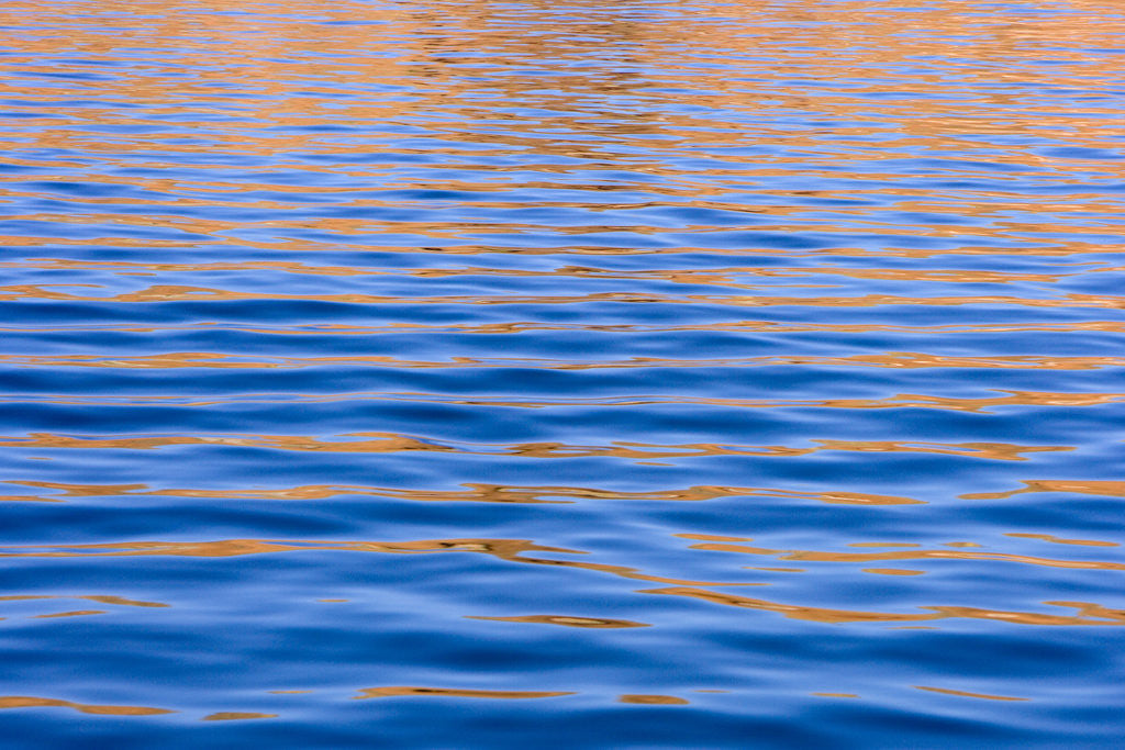 Detail of Reflections in Lake Powell at Sunrise by Anonymous