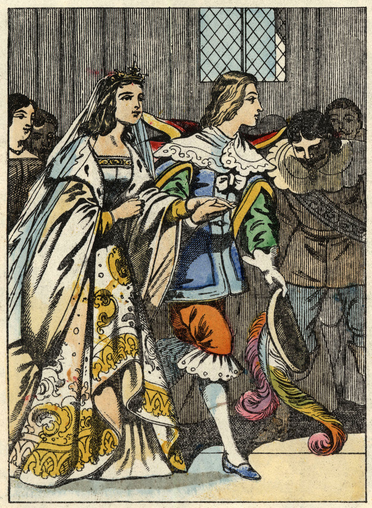 Detail of Illustration of the Marquis of Carabas Marrying the Princess by Anonymous