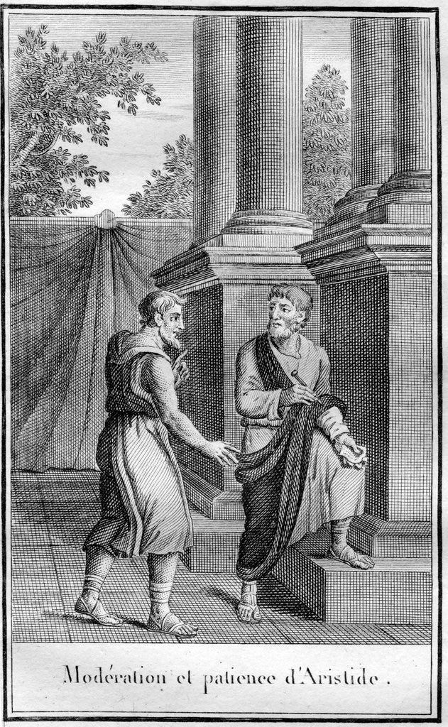 Detail of Moderation and Patience of Aristides Illustration by Anonymous