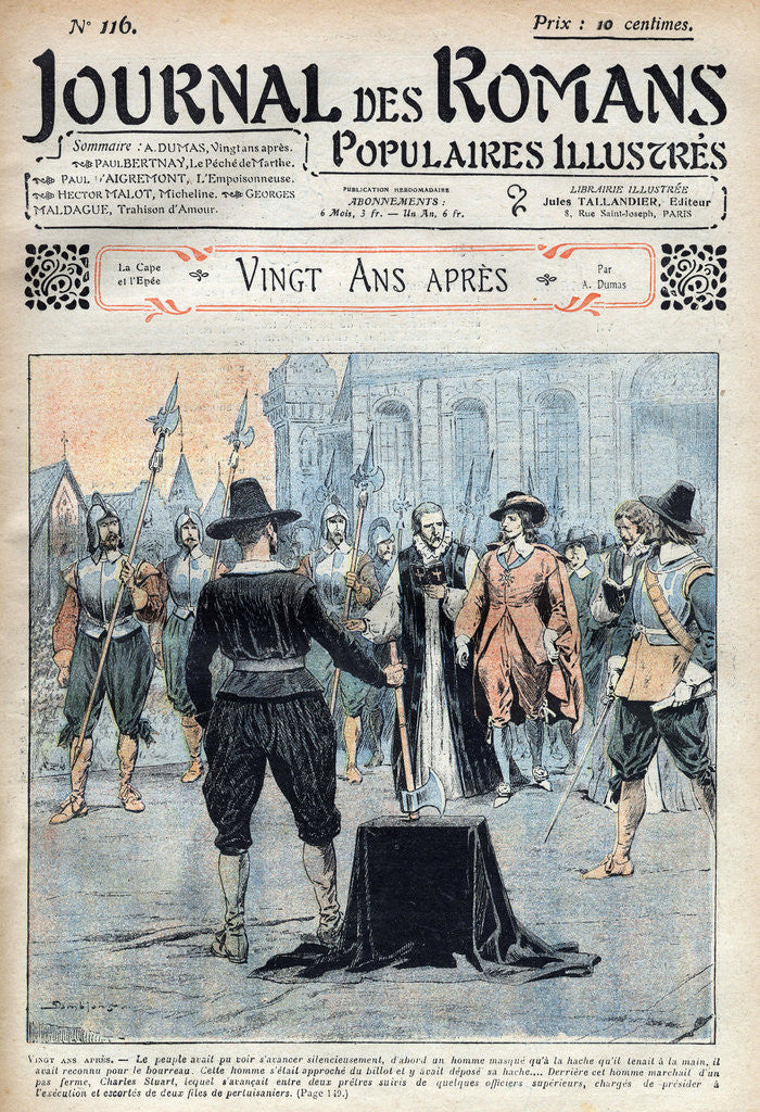 Detail of Illustration of King Charles Stuart Being Led to His Execution by Anonymous