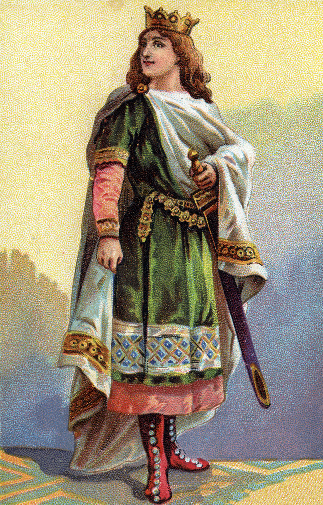 Detail of Portrait of Clothaire III, King of Neustria by Anonymous