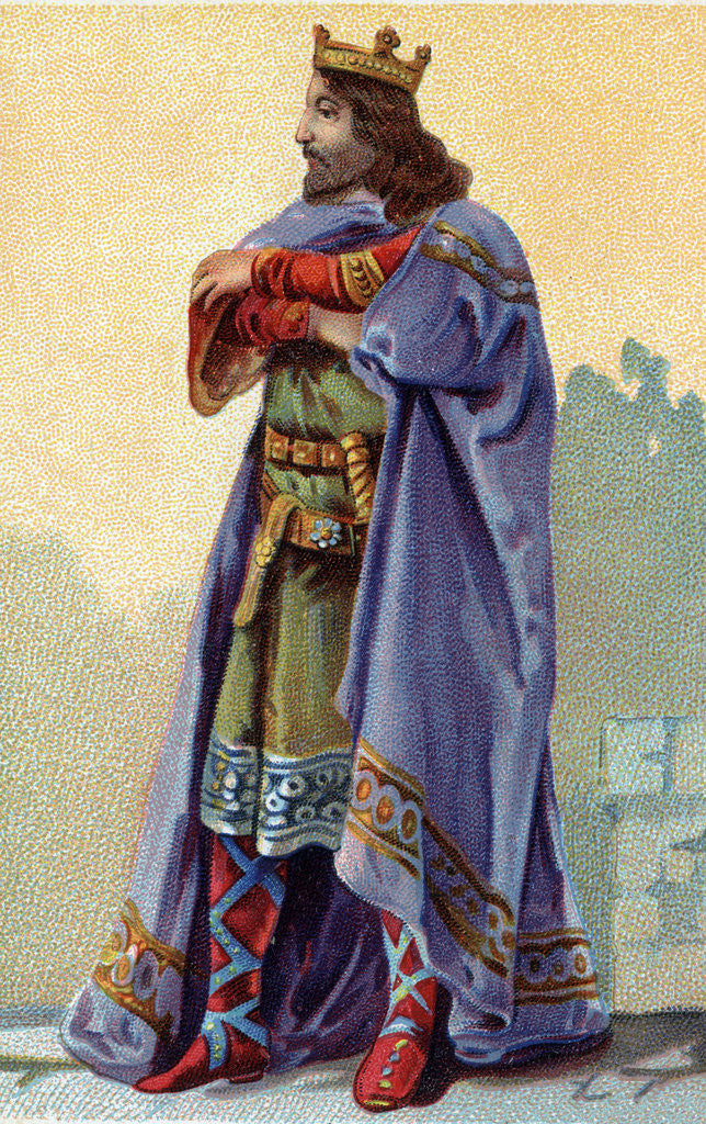 Detail of Portrait of Charibert, King of Paris by Anonymous