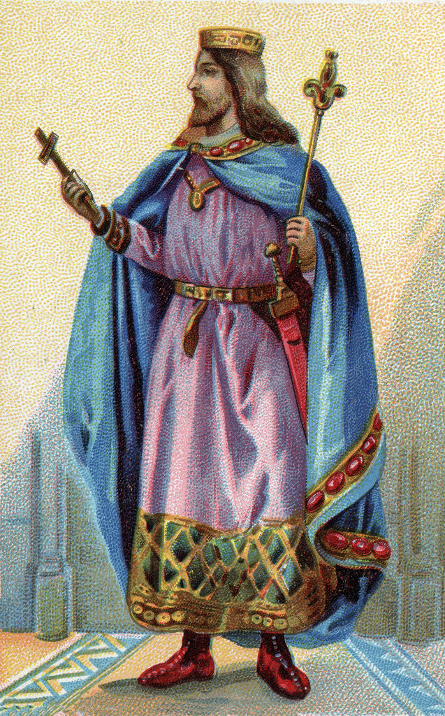 Detail of Portrait of Clovis I, King of the Salian Franks by Anonymous