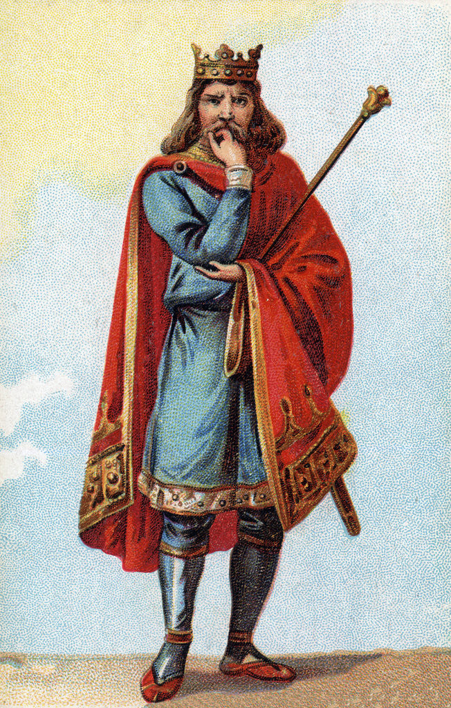 Detail of Portrait of Childeric II, King of Austrasia by Anonymous