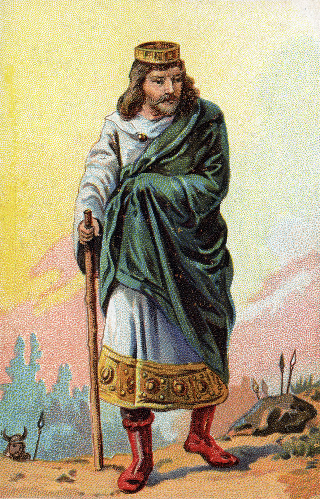 Detail of Portrait of Thierry III, King of Austrasia by Anonymous