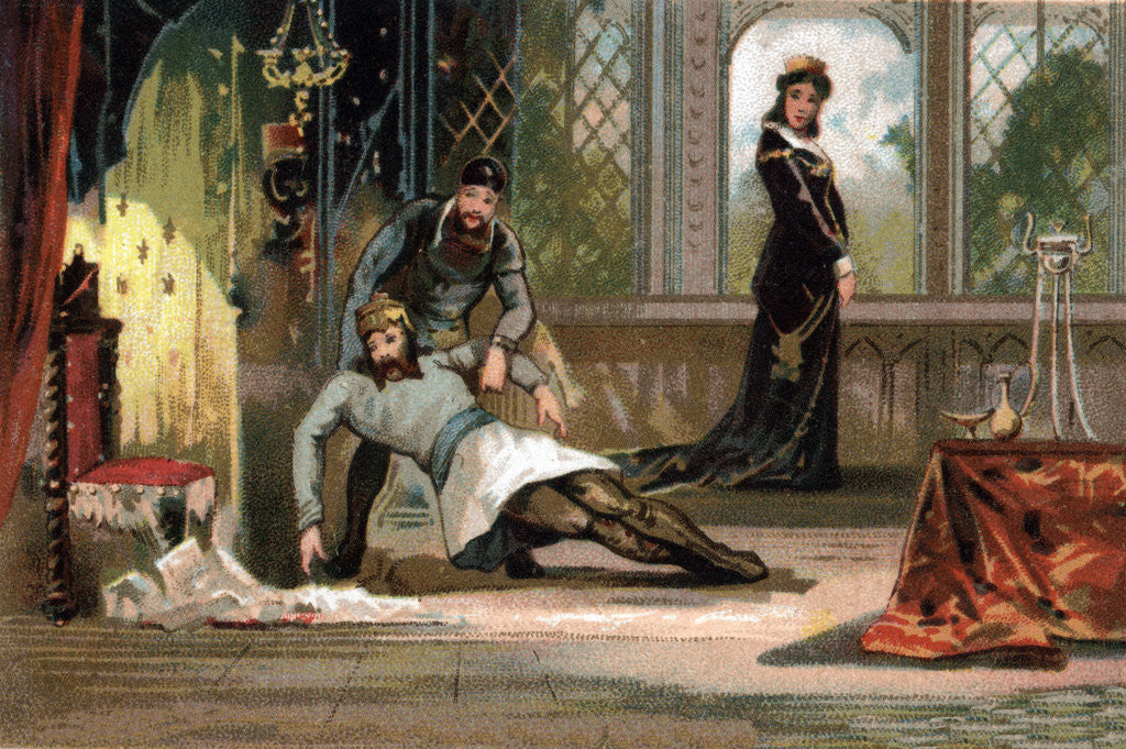 Detail of Illustration of the Death of King Louis V by Anonymous
