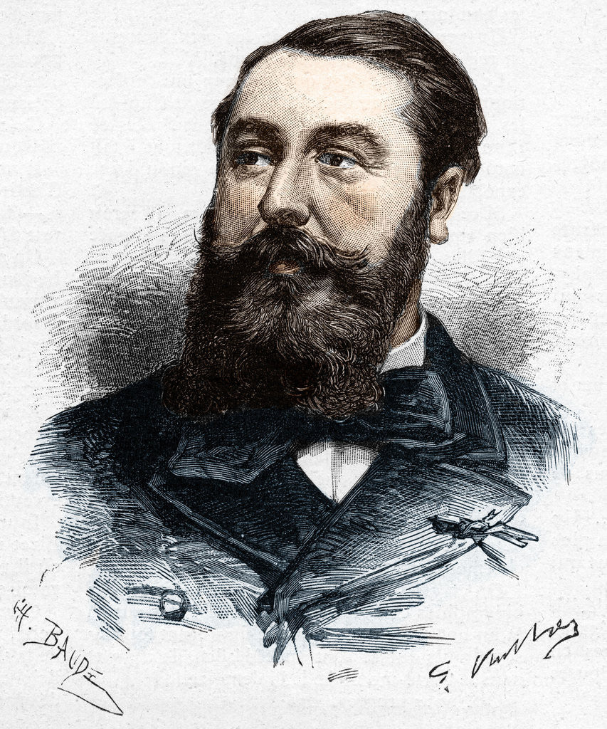 Detail of Portrait of Leo Delibes by Anonymous
