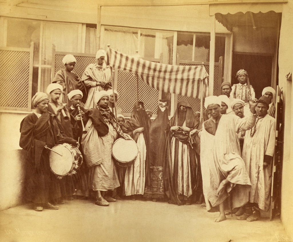 Detail of Arab Wedding Procession by Anonymous