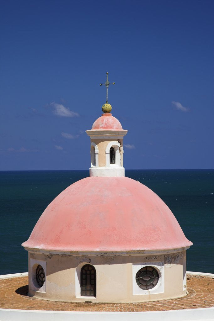 Detail of Pink Dome at El Morro Fortress by Anonymous