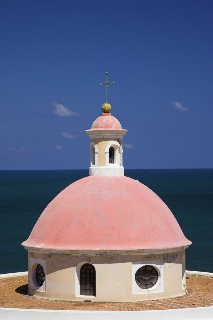 Detail of Pink Dome at El Morro Fortress by Corbis