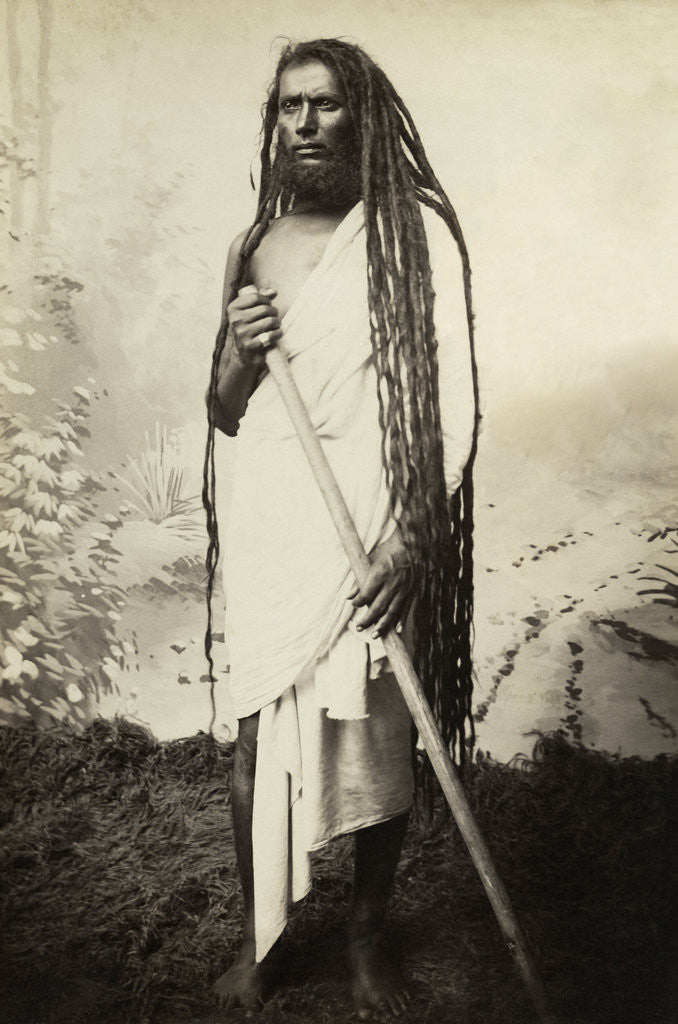 Detail of Hindu Holy Man From Ceylon by Anonymous