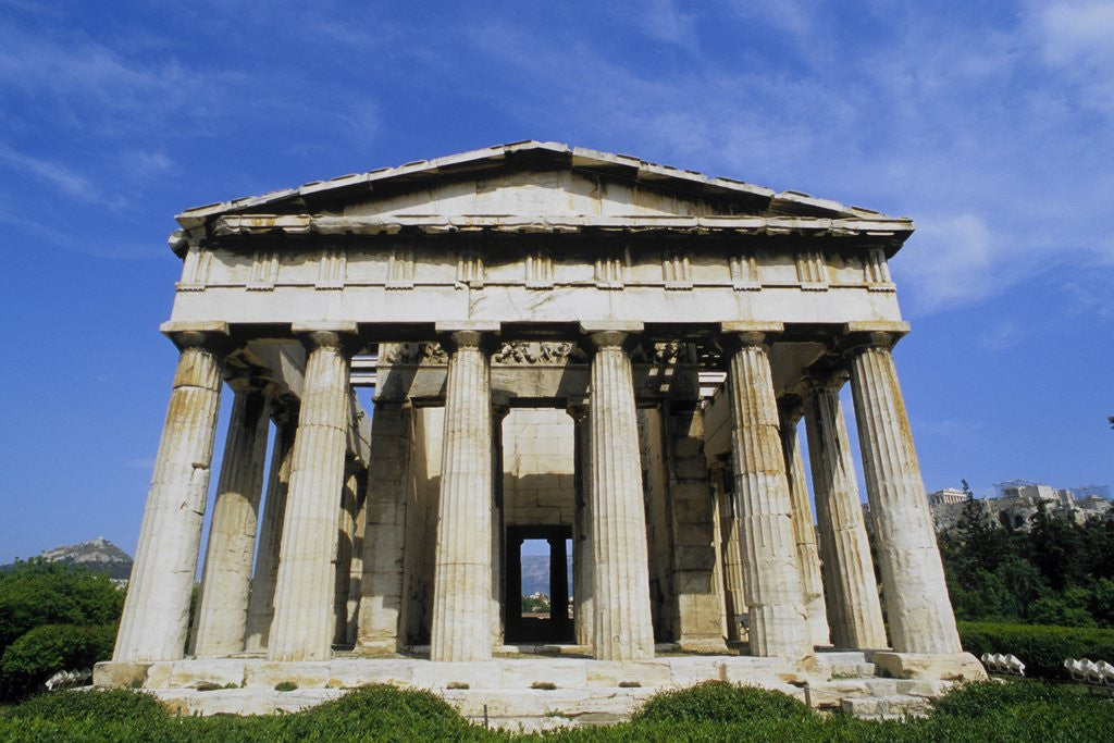 Detail of Temple of Hephaestus in Agora by Anonymous