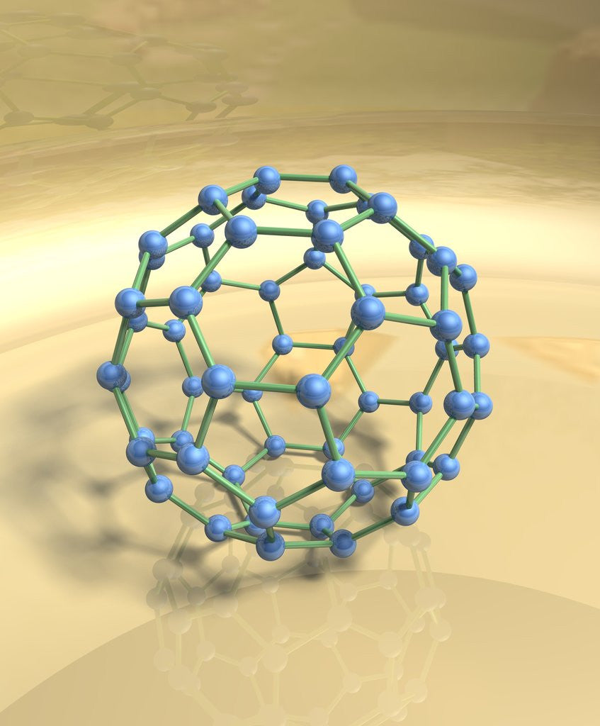 Detail of Blue Fullerene or 