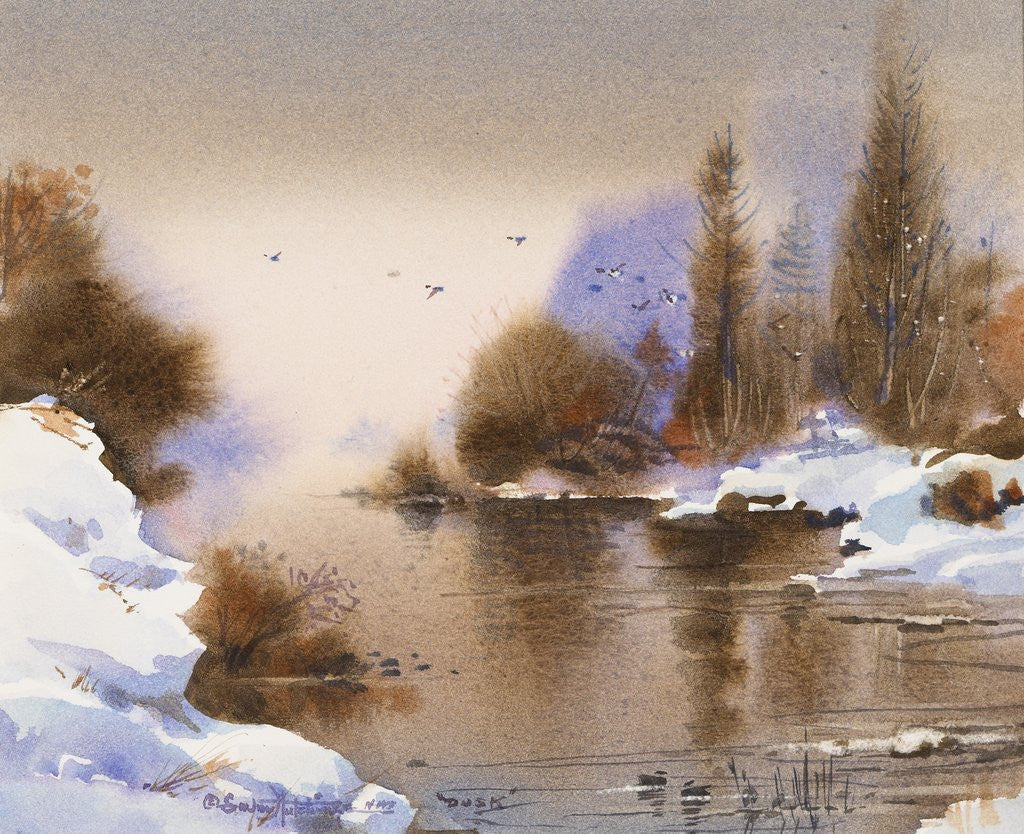 Detail of Dusk by LaVere Hutchings