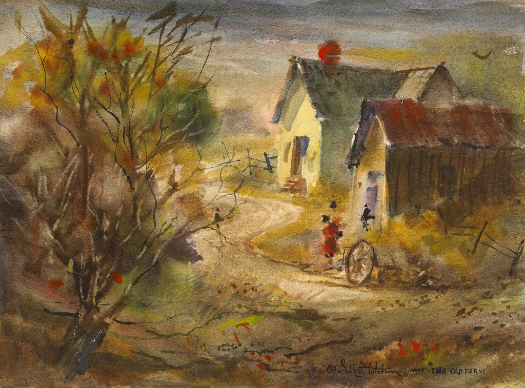 Detail of The Old Farm by LaVere Hutchings