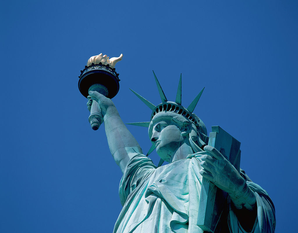 Detail of Statue of Liberty From Below by Anonymous