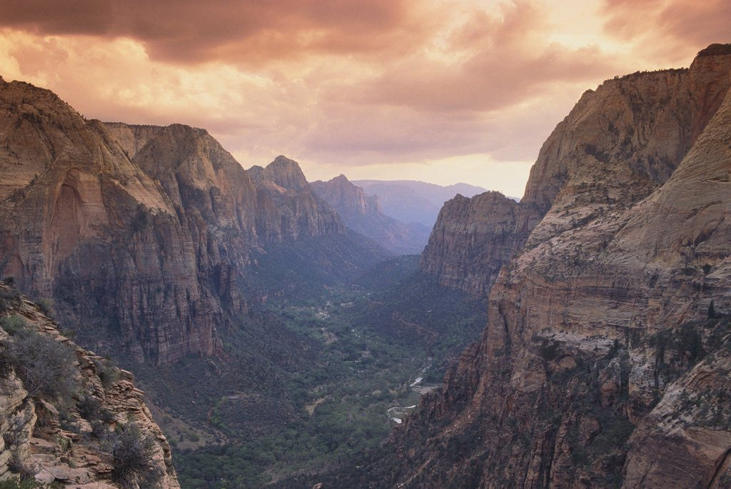 Detail of Steep Valley by Anonymous