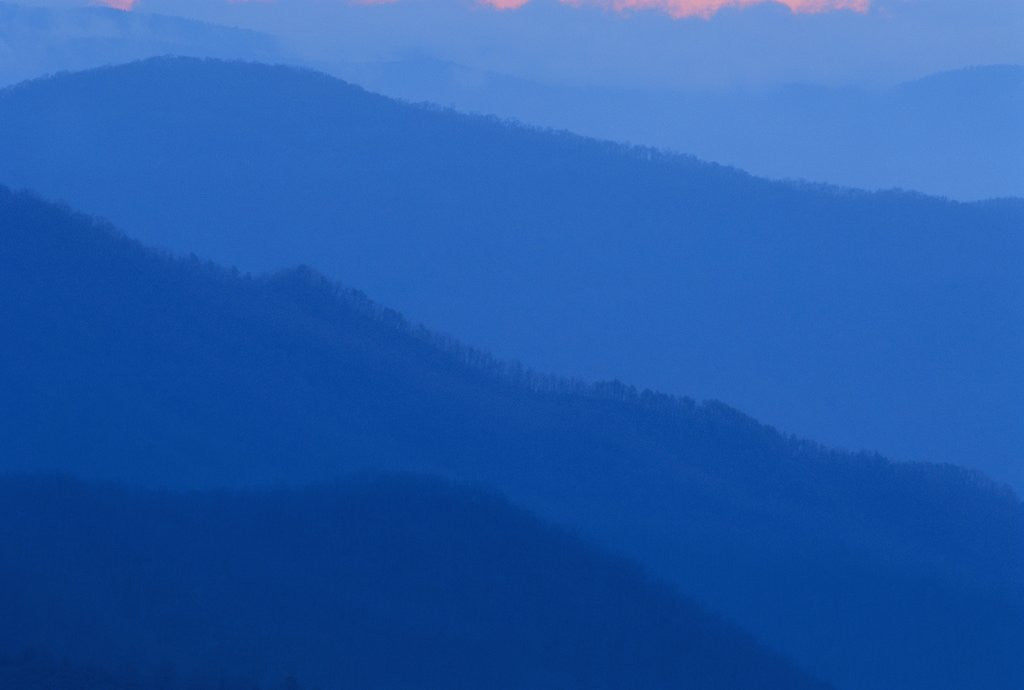 Detail of Rolling Hills by Anonymous