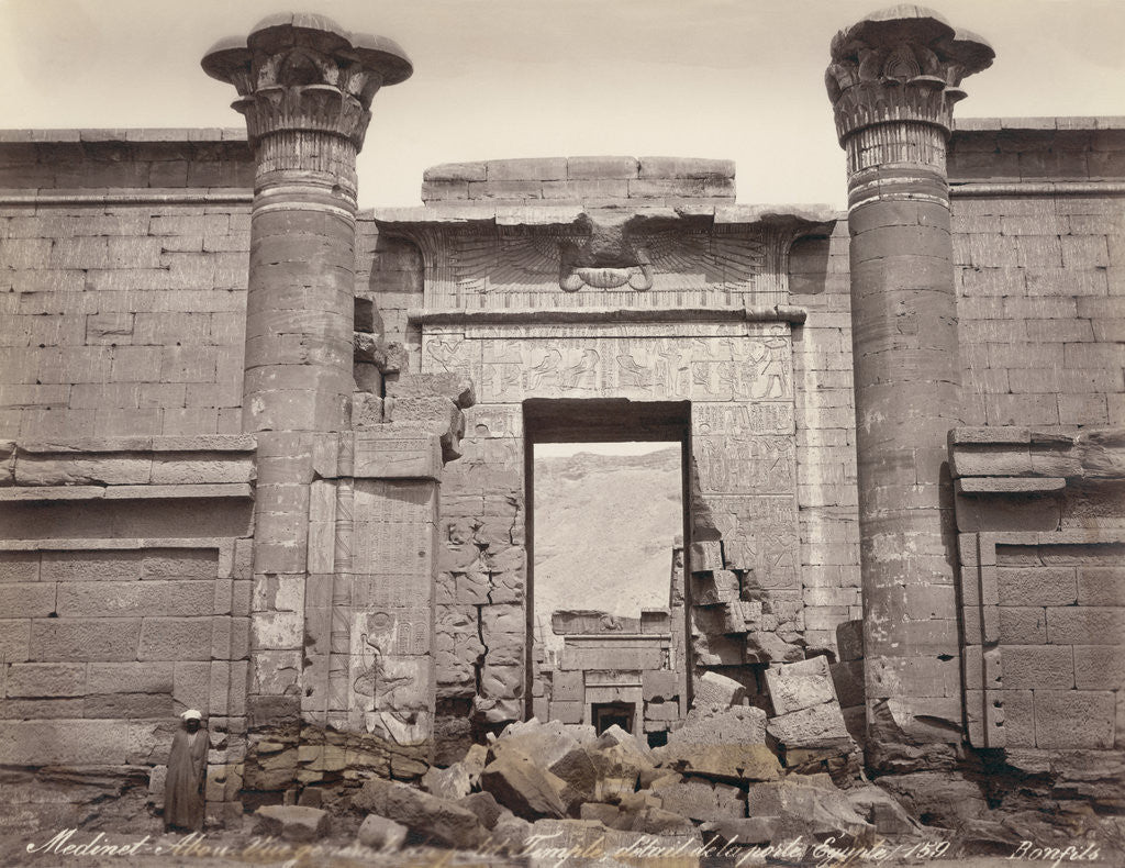 Detail of Temple of Hatshepsut and Tuthmosis III by Anonymous