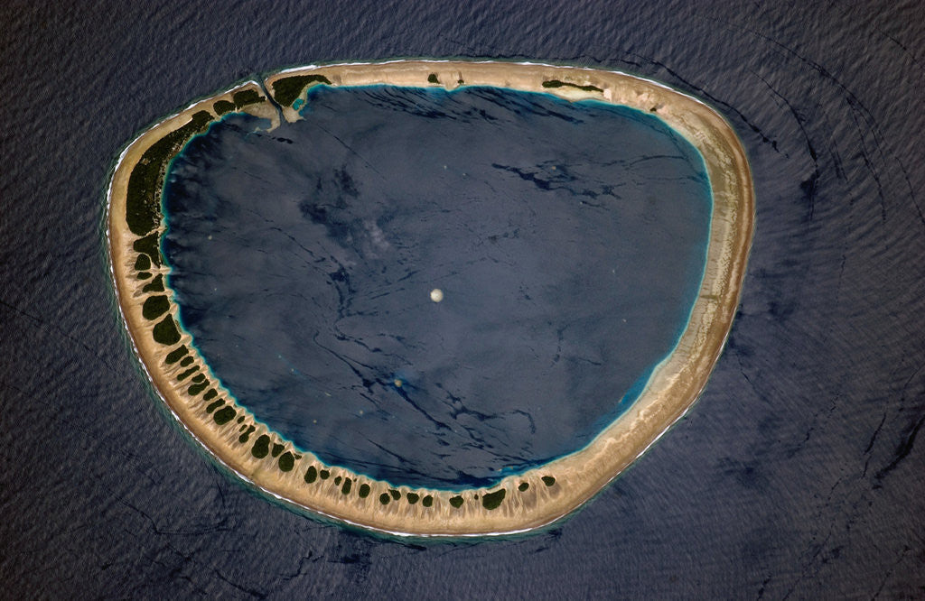 Detail of Nukuoro Atoll by Corbis