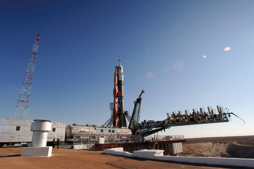 Detail of Soyuz on Launch Pad by Anonymous