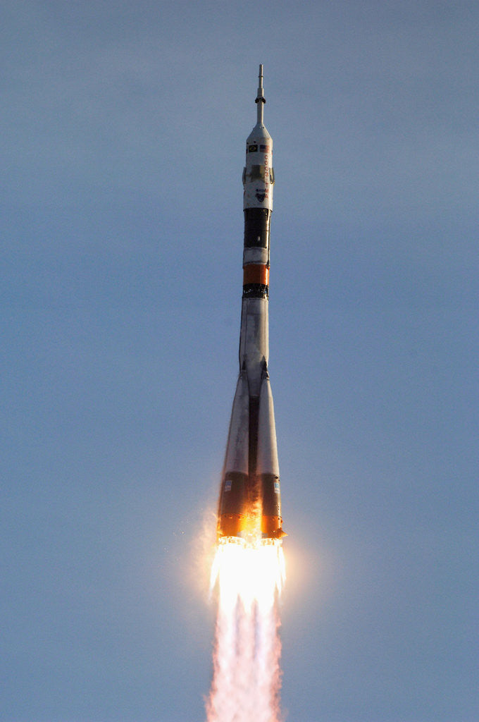 Detail of Soyuz Spacecraft Lifting Off by Anonymous