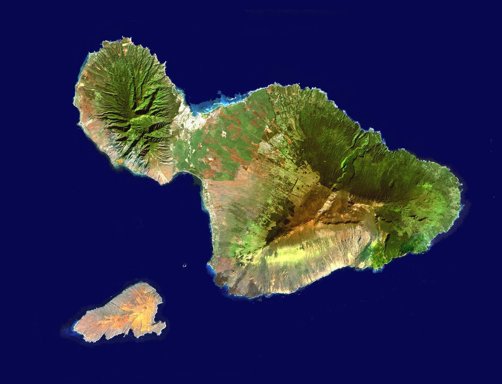Detail of Maui and Kahoolawe by Anonymous