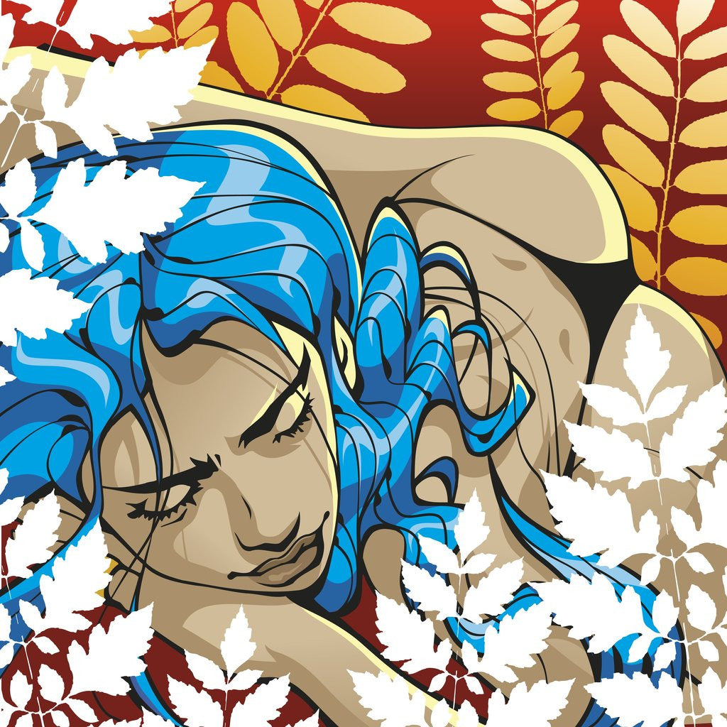 Detail of Anime Girl by Tristan Eaton