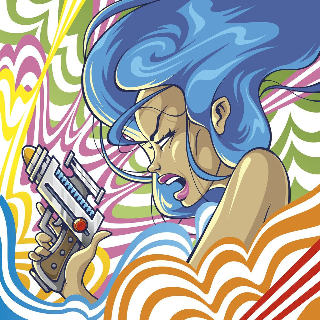 Detail of Anime Girl by Tristan Eaton