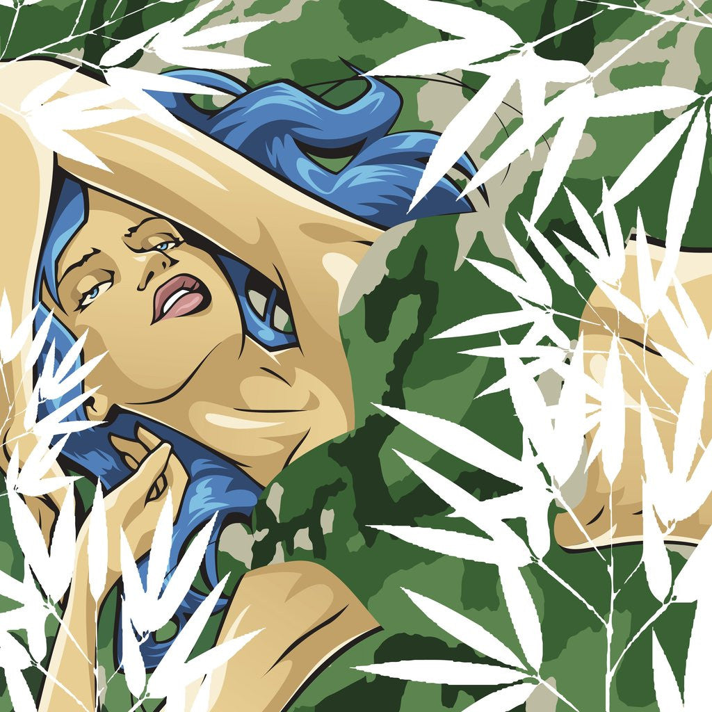 Detail of Anime Girl by Tristan Eaton