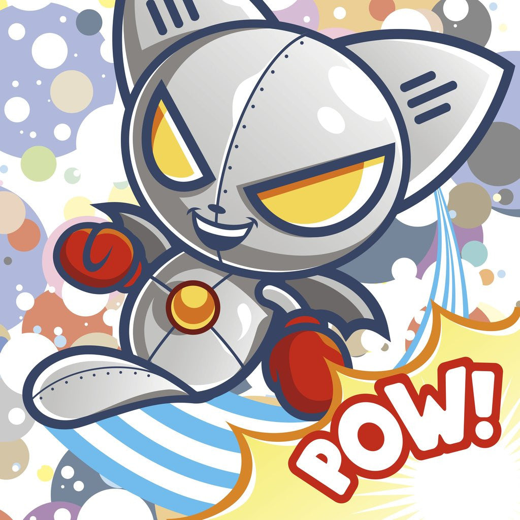 Detail of ROBO BAT by Tristan Eaton