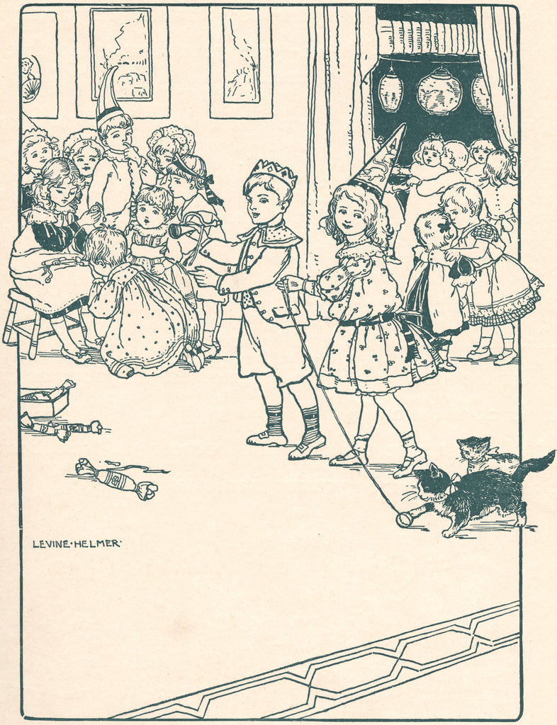 Detail of Bessie's Party by Levine Helmer