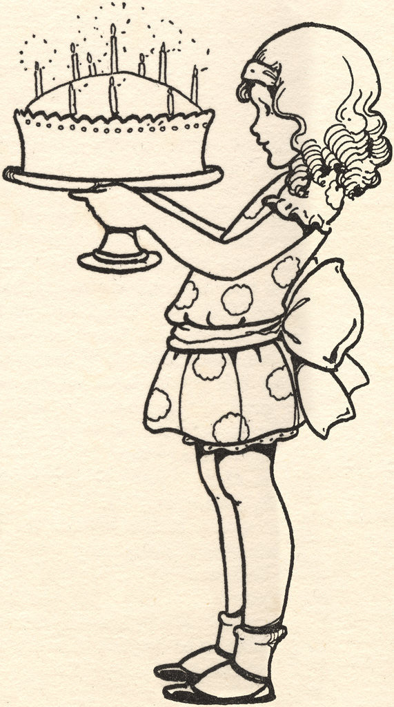 Detail of Because I Am Ten Years Old Illustration by Anonymous