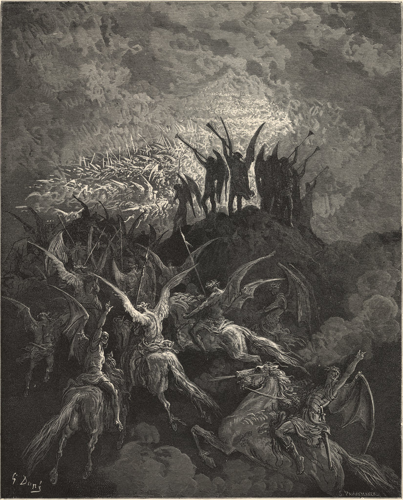 Detail of Their Summons Called from Every Band Squared Regiment, by Place or Choice the Worthiest by Gustave Dore