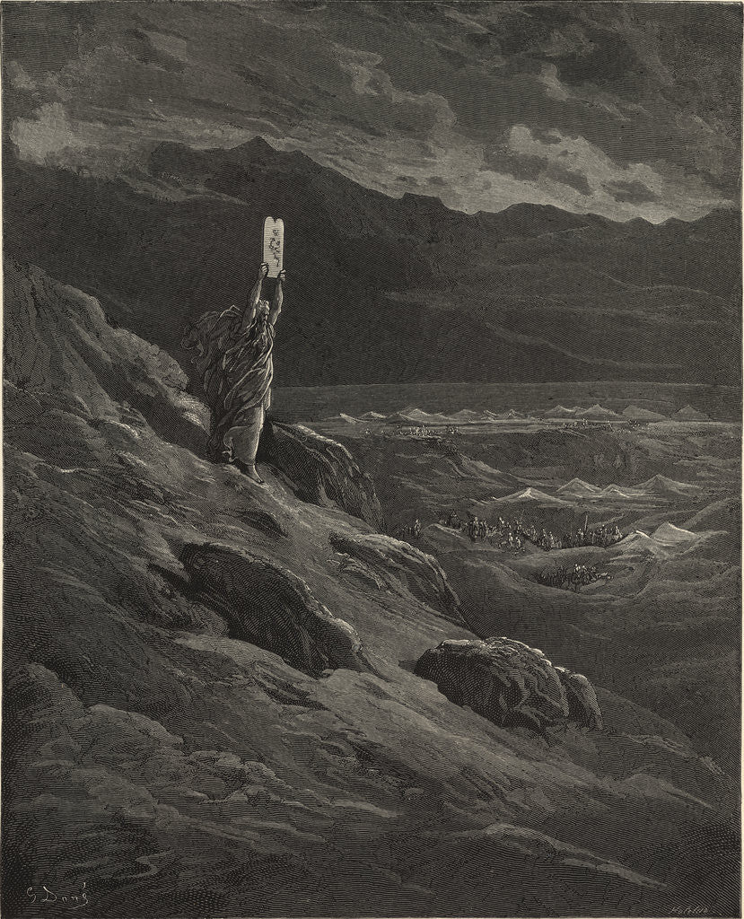 Detail of Some Natural Tears They Dropt, But Wiped Them Soon by Gustave Dore