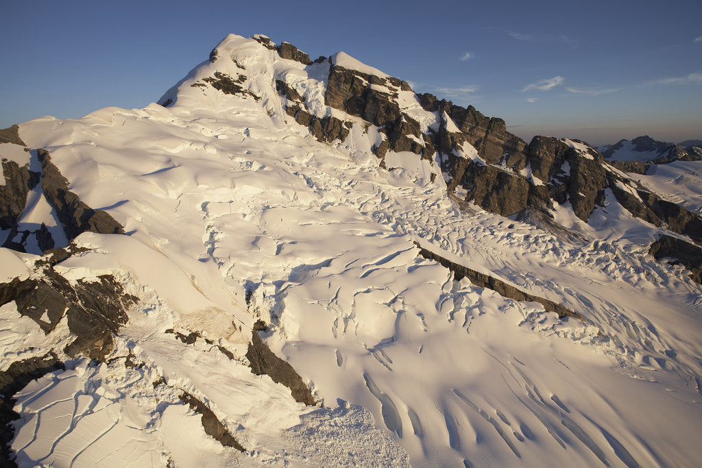 Detail of Glacier-Covered Mountain Peak by Anonymous