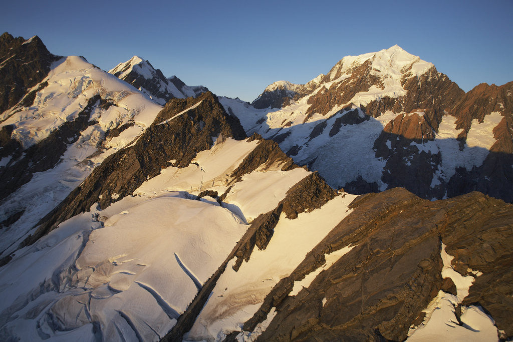 Detail of Mount Cook and Southern Alps by Anonymous